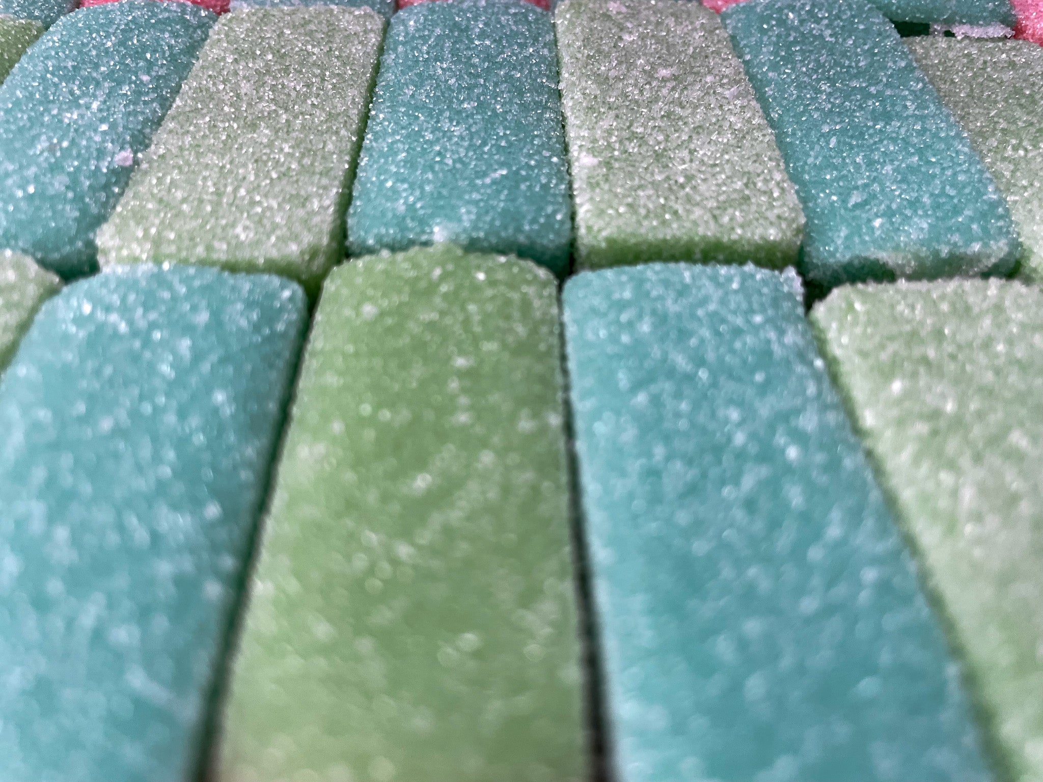 sugar-coated gummy candies
