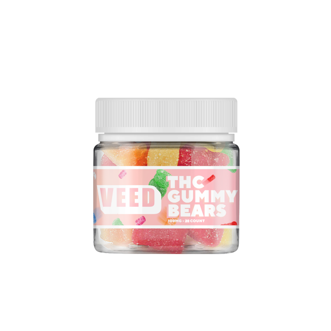 Delta 9 Gummy Bears Case of 100 (Under $6.99/Jar)