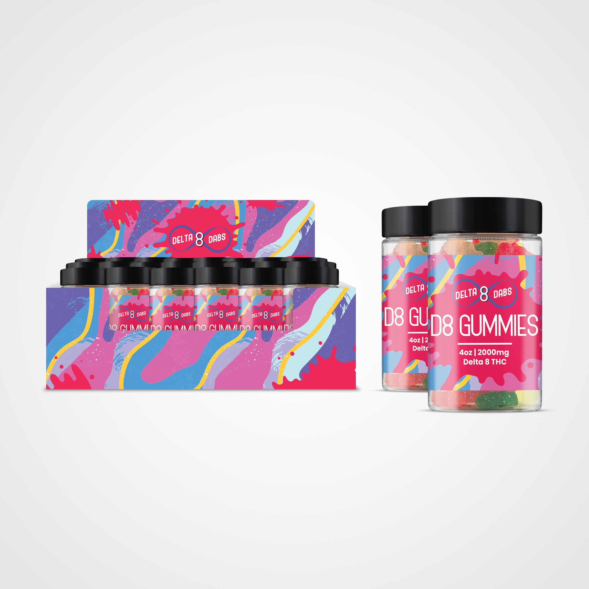 Delta 8 THC Gummies Case of 25