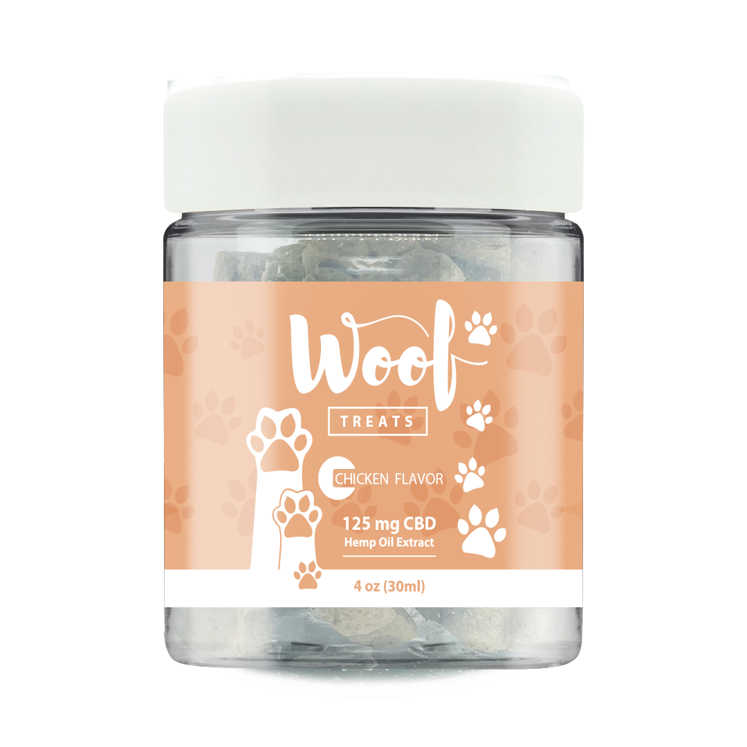 CBD Pet Treats Case of 50 (Under $9.99/Jar)