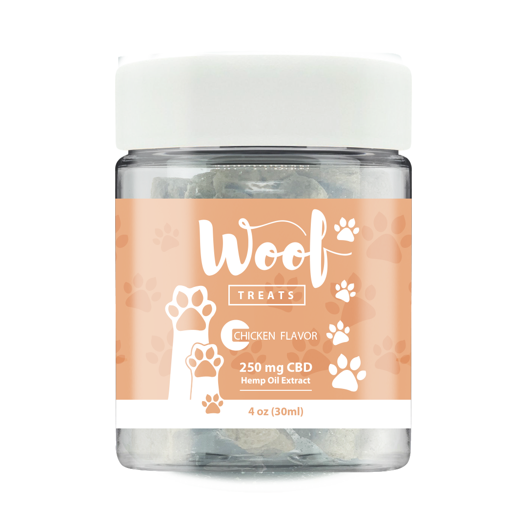 CBD Pet Treats Case of 50 (Under $9.99/Jar)